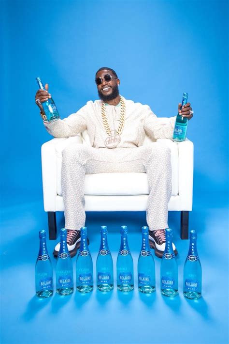 Gucci Mane Debuts New Belaire Bleu Bottle.